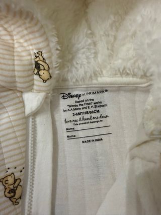 Buzo Disney Winnie Pooh 3-6 meses