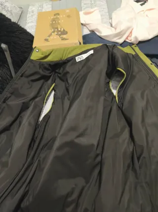 Chaleco caballero Zara verde oliva