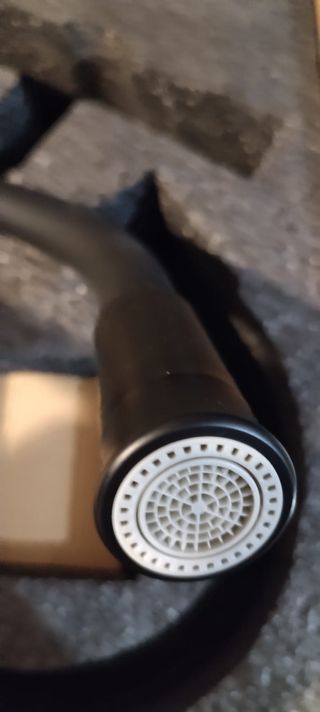 Rubinetto Cucina Parete Nero Flessibile