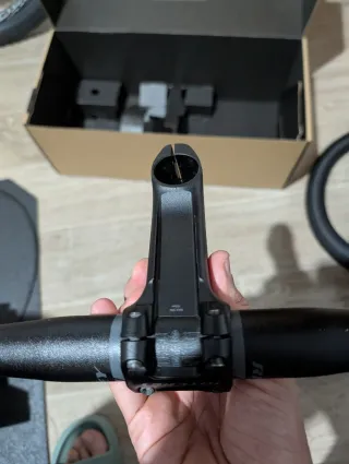 Manillar y potencia ciclismo cableado interno