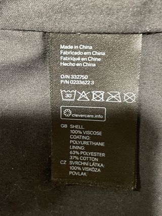 Chaleco H&M Viscosa Negro Talla 36