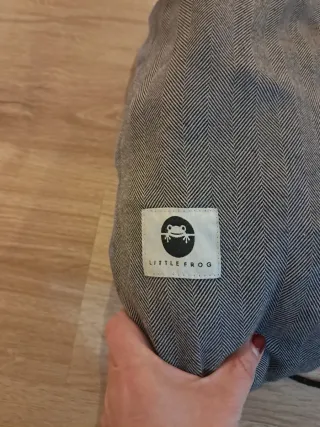 Mochila Portabebés Ergonómica Gris Litlle Frog