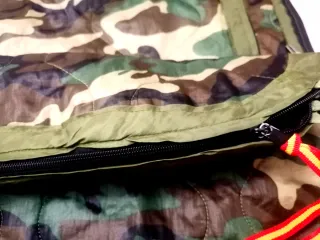 Manta americana, poncho y saco de dormir