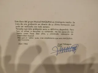 Vinilo Màquina - Funciona