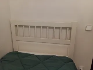 Cabecero Ikea blanco madera cama de 90