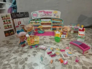 Casa de campo y animales de juguete