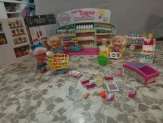 Casa de campo y animales de juguete