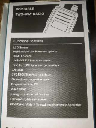 Walkie-talkie baofeng UV-5RM
