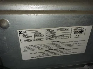 Horno Microondas Corbero usado funciona.ver fotos