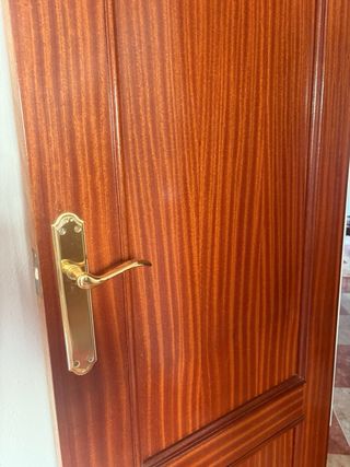 Lote puertas madera maciza