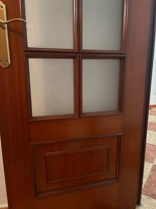 Lote puertas madera maciza