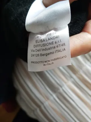 Maglia Vanità Collection Nera E. Landri