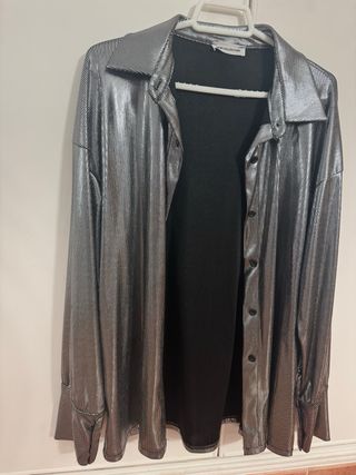 Conjunto fiesta plateado talla única