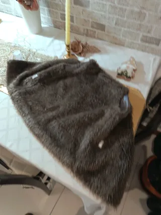 Gilet bambina pelliccia sintetica