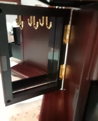 Joyero Musical Nogal y Dorado