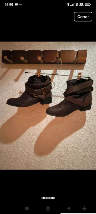 Botines mujer marrones