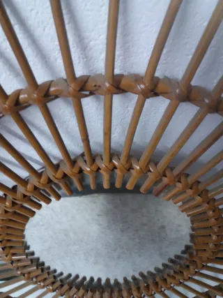 Specchio Solare Vintage in Bambù