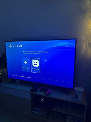 Consola PS4 Negra con 2 Mandos (Rosa y Negro)