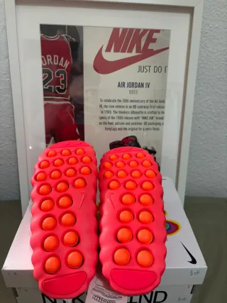 Nike Mind 001 Solar Red Slides