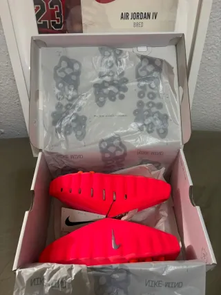 Nike Mind 001 Solar Red Slides