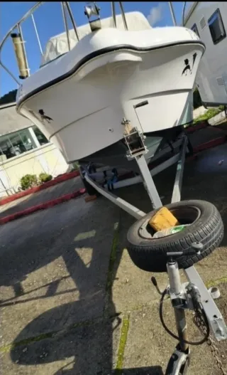 Embarcación a motor Quicksilver con remolque