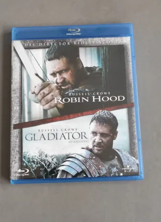 Blu-ray Gladiator y Robin Hood