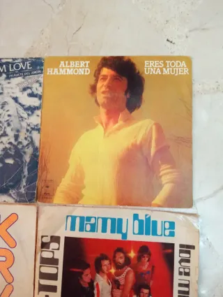 Lote 4 singles antiguos: Yazoo, Hammond, McRae, Po