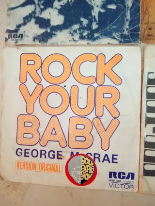 Lote 4 singles antiguos: Yazoo, Hammond, McRae, Po