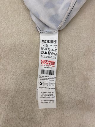 Vestido Missguided Leopardo Talla 34