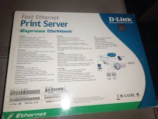 Servidor de Impresión D-Link DP-300U Fast Ethernet