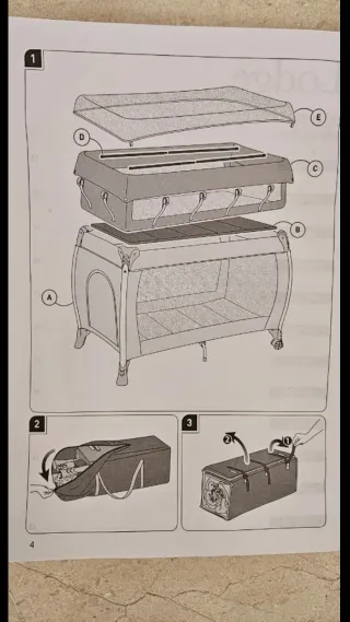 Cuna de viaje Inglesia Lodge