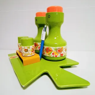 Set da cucina in ceramica vintage