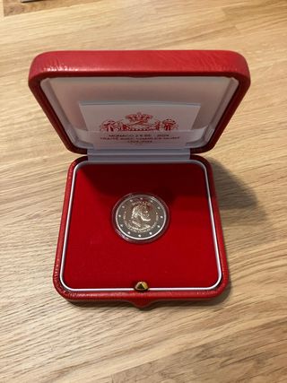 Moneda 2€ Mónaco Carlos V 2024 Proof