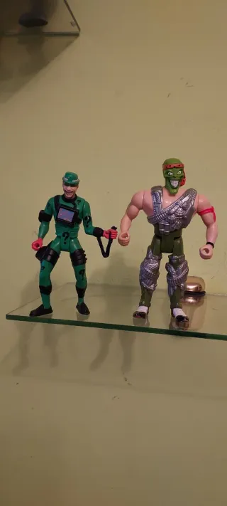 OFERTA. PACK  THE MASK Y RIDDLER VINTAGE AÑOS 90