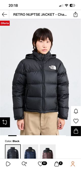 Chaqueta The North Face Negra Mujer