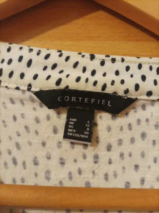 Blusa estampada puntos