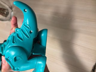 Juguete Dinosaurio Azul para plastilina