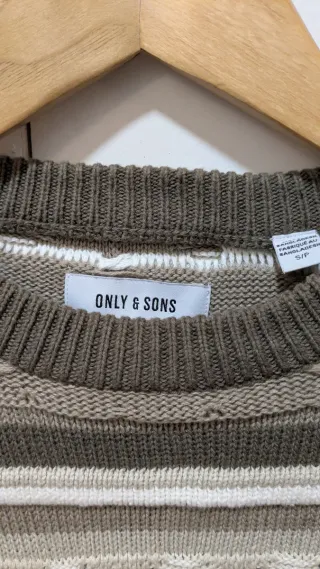 Jersey de punto con rayas texturizadas