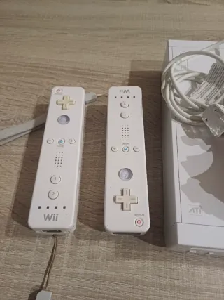 Consola Wii Blanca con mandos y nunchuks