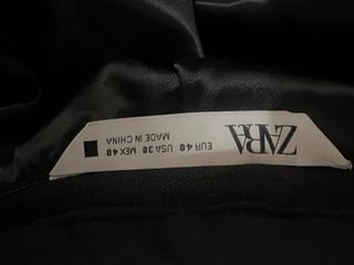 Chaqueta Zara ante forro negro Talla M