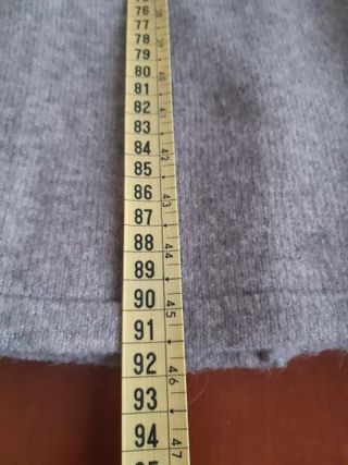 Vestido punto cuello alto Esprit gris