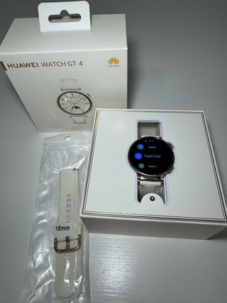 Huawei Watch GT 4 Dorado y Blanco