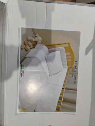 Piumone + paracolpi culla azzurri