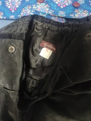 Traje Fallero Chico  Azul/Negro/fucsia