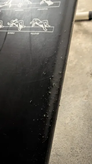 Banco de abdominales plegable