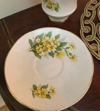 Taza y platillo porcelana inglesa