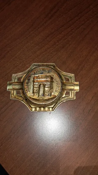 Lotto 2 posacenere vintage metallo anni '60/'70