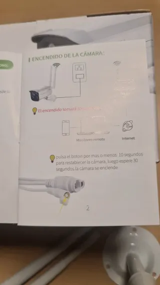 Cámara vigilancia IP WiFi Fredi JW-LB 720p