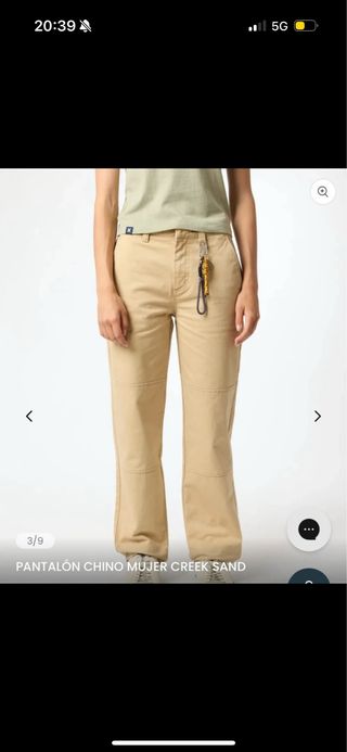 Pantalon chino mujer