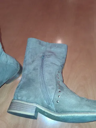 Botines ante borreguito talla 39